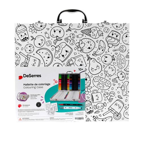 DeSerres - Malette de coloriage 70 pièces