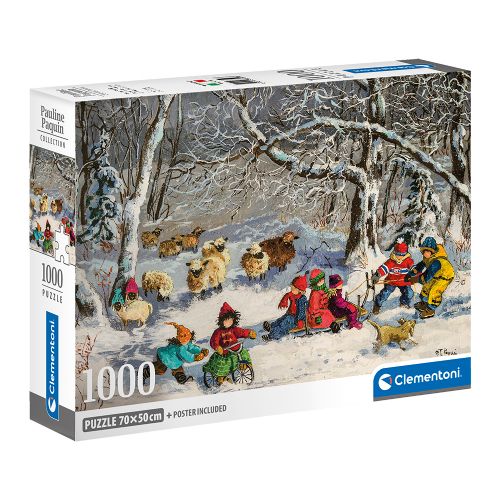Clementoni - 1000 pieces puzzle - Nos amis, les moutons