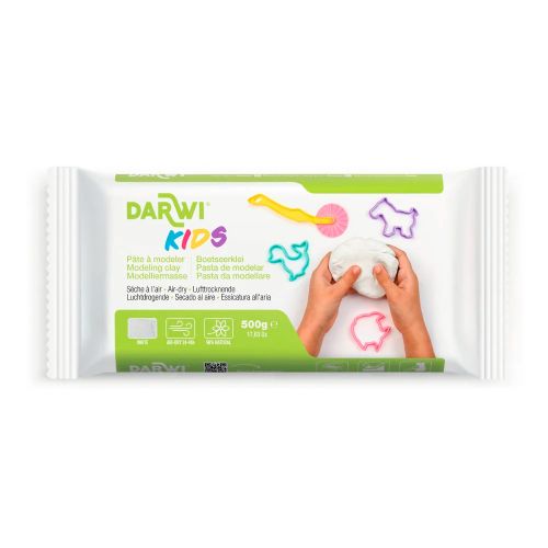 Pâte à modeler séchant à l'air pour enfants 500g