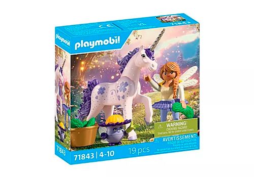 Magic Unicorns - Licorne lavande porte-bonheur et fée