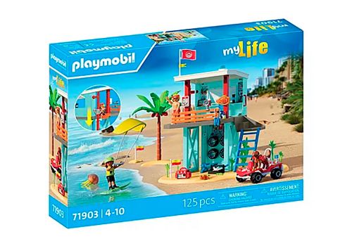 My Life - Poste de secours et voiturette de plage
