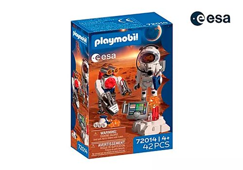 Space - Astronaute de l'ESA avec robot