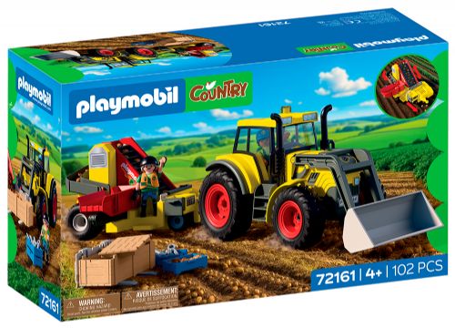 Country - Large Tractor with Potato Harvester