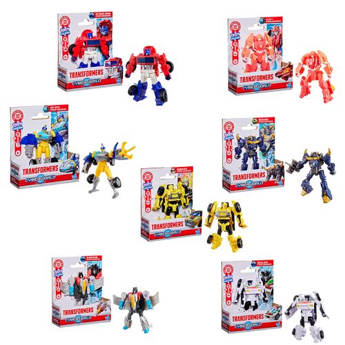 Transformers - Cyberworld cyber change, assortiment