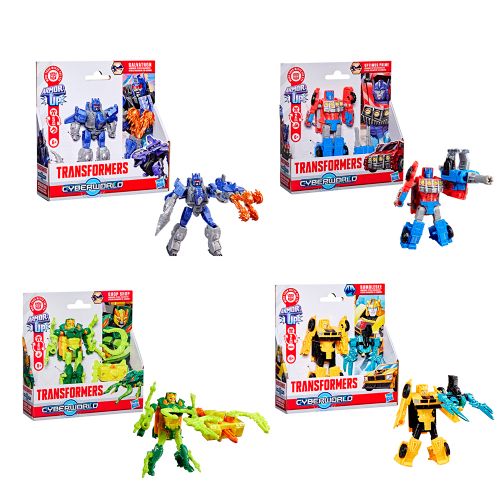 Transformers - Cyber armure change, assortiment