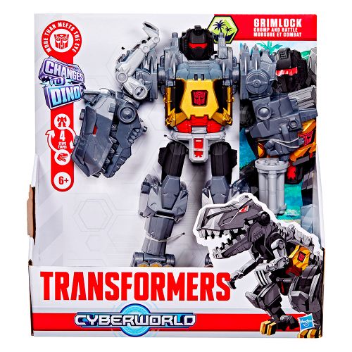 Transformers Cyberworld - Grimlock morsure et bataille