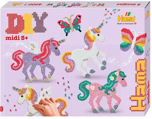 Hama - Boite 4000 perles Chevaux magiques