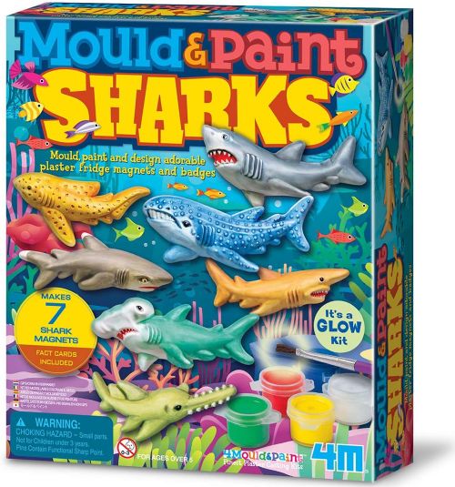 Moulage et peinture 3D requins