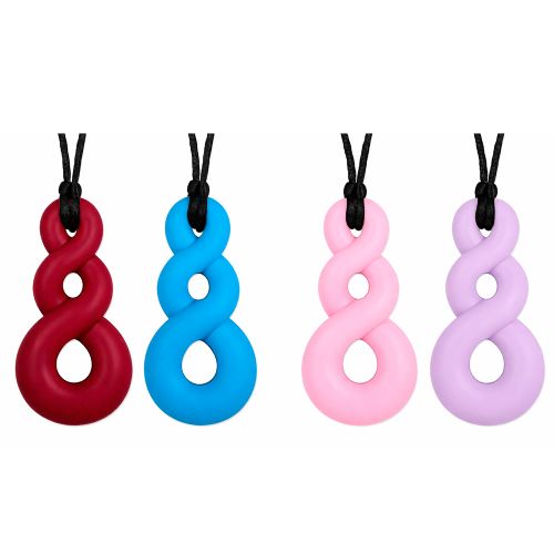 RoBiii - Collier mâchouilleur - Torsadé, assortiment