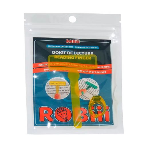 RoBiii - Doigt de lecture jaune