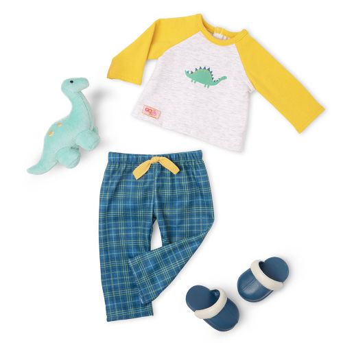 Outfit OG Deluxe - Dino-Snores Pajama for 18" Doll