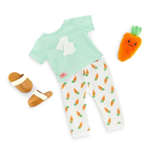 Outfit OG -Bedtime Bunny™ - Pajama for 18" Doll