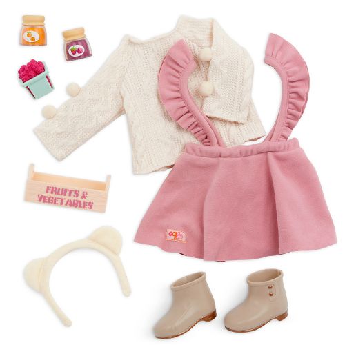 Vêtement OG de luxe - Sweet as Jam™ - Chandail et jupe pour poupée de 46 cm