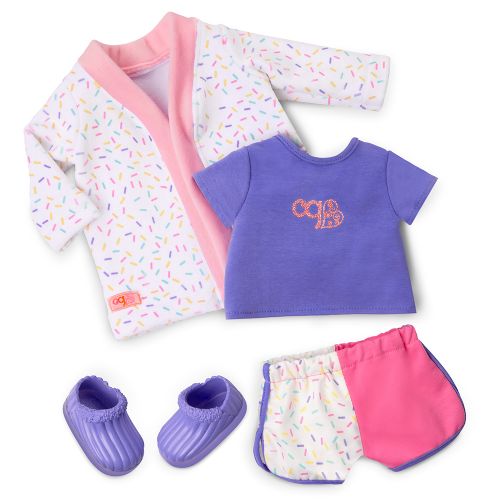 Outfit OG - Dreamy Sprinkles™ - Pajama and Robe for 18" Doll