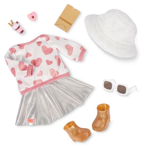 Outfit OG Deluxe - Furry Fun™ - Sweater and Skirt for 18" Doll
