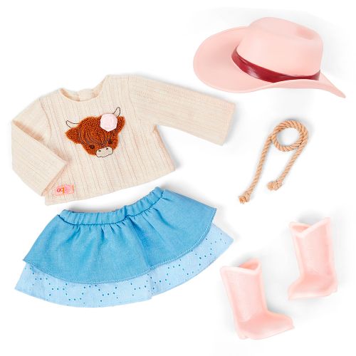 Outfit OG Deluxe - Western Bell™ - Sweater and Skirt for 18" Doll