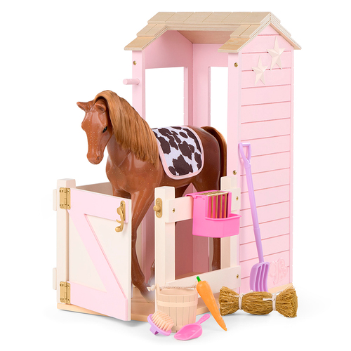 Horse OG - Single Barn with foal