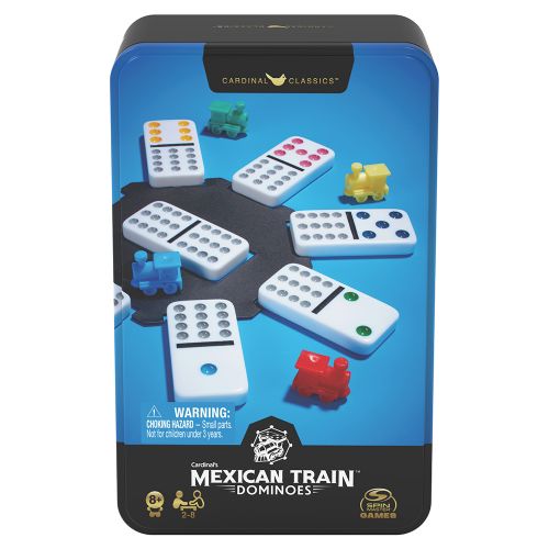Jeu Classique Dominos Double 12 dans une boîte en métal