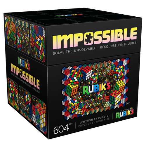 Puzzle Impossible Rubiks 604 peices - Lenticular Puzzle