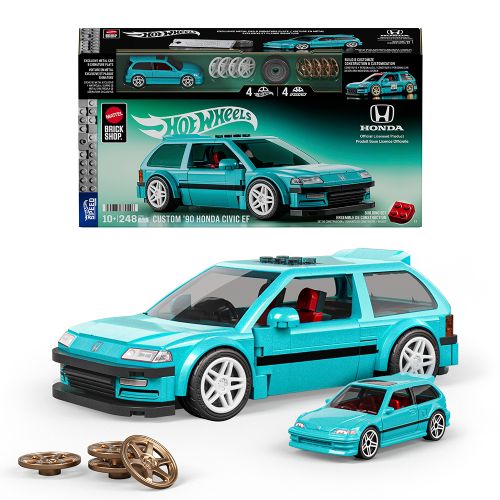Brick Shop - Hot Wheels Speed - Custom '90 Honda Civic EF - 248 pieces