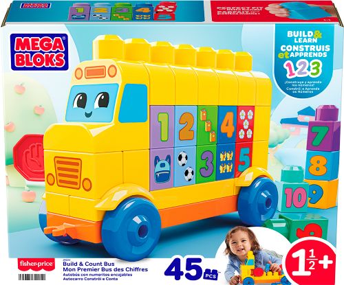 Mega Bloks - Mon premier Bus des chiffres - 45 pièces
