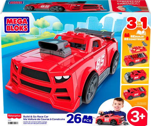 Mega Bloks - Ma voiture de course à construire - 26 pièces