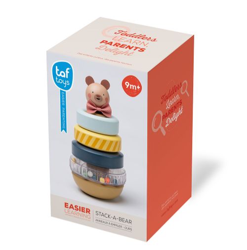 Taf Toys - Ourson, anneaux à empiler