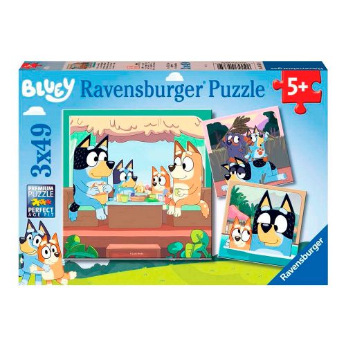 Casse-tête 3x49 pièces - Aventure de Bluey