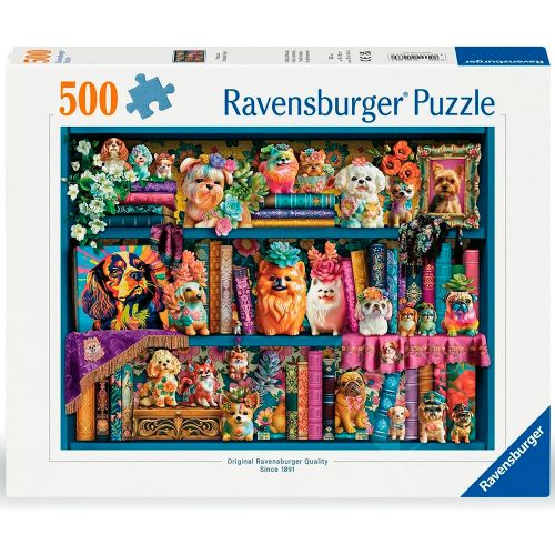 500 pieces puzzle - Precious Porcelain Pups