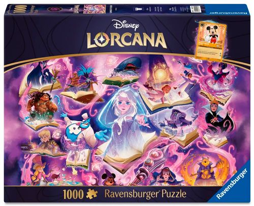1000 pieces puzzle - Lorcana Glimmers of the Realm : Amethyst