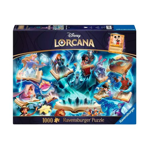 1000 pieces puzzle - Lorcana Glimmers of the Realm : Sapphire
