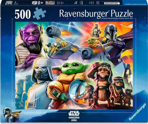 500 pieces puzzle - The Mandalorian and Grogu