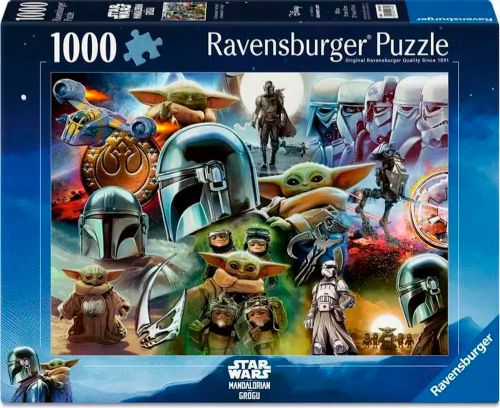 1000 pieces puzzle - Mandalorian and Grogu