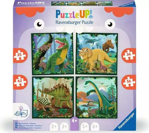 Puzzle Up! - Dinosaures 25 36 42 56 pièces