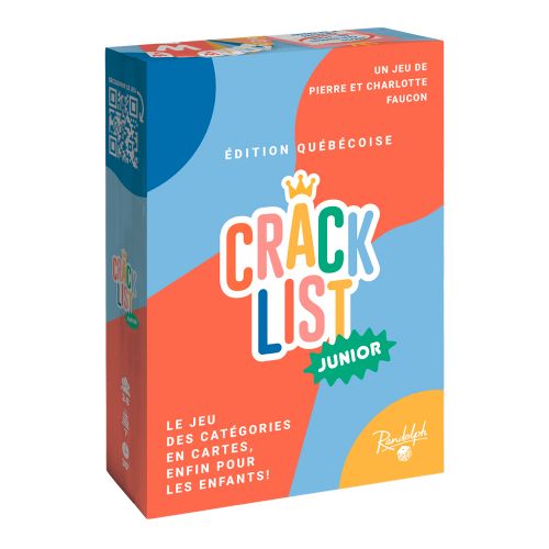 Jeu Crack List Jr. Édition québécoise Version française