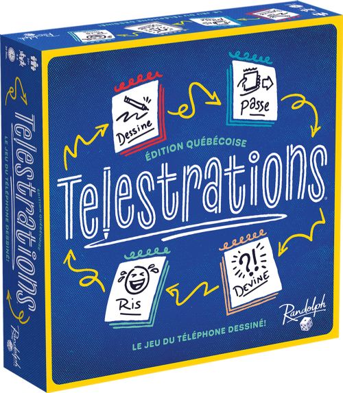 Jeu Telestrations - Édition Québécoise Nouvelle édition Version française