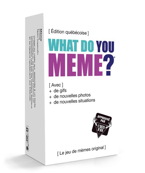 Jeu What Do You Meme? GIF Édition Québécoise Version Française