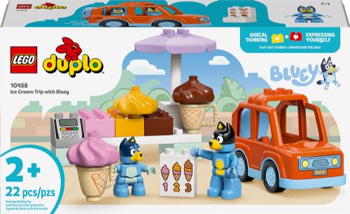 Lego Duplo - La visite au comptoir de crème glacée avec Bluey