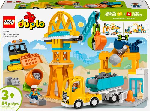 Lego Duplo - Le chantier et les véhicules de construction 3-en-1