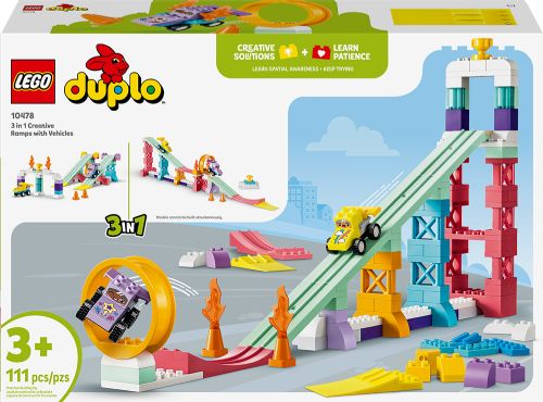 Lego Duplo - Rampes créatives 3-en-1 avec véhicules