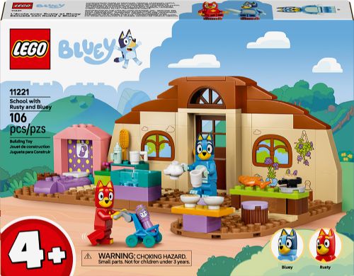 Lego Bluey - School with Rusty and Bluey