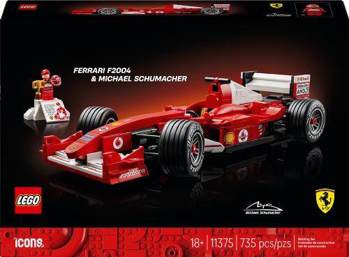 Lego Icons - Ferrari F2004 et Michael Schumacher