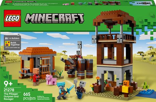 Lego Minecraft - L'avant-poste de pillards et le ravageur