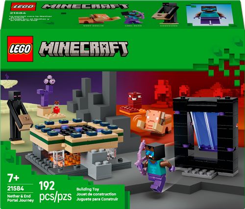 Lego Minecraft - Nether et End Portal Journey