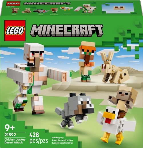 Lego Minecraft - L'attaque du désert du Poulet chevauché