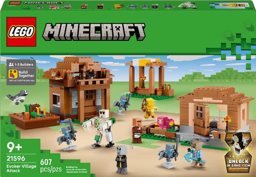 Lego Minecraft - L'Évocateur à l'attaque du village