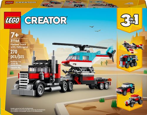 Lego Creator - Flatbed Truck with Helicopter