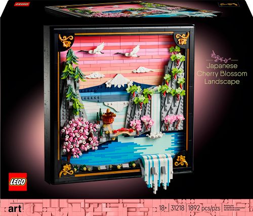 Lego Art - Le paysage de cerisiers en fleurs japonais