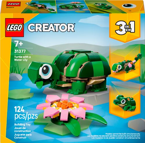 Lego Creator - Turtle with a Water Lily Flower