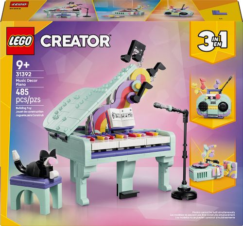 Lego Creator - Décoration musicale : piano et chat